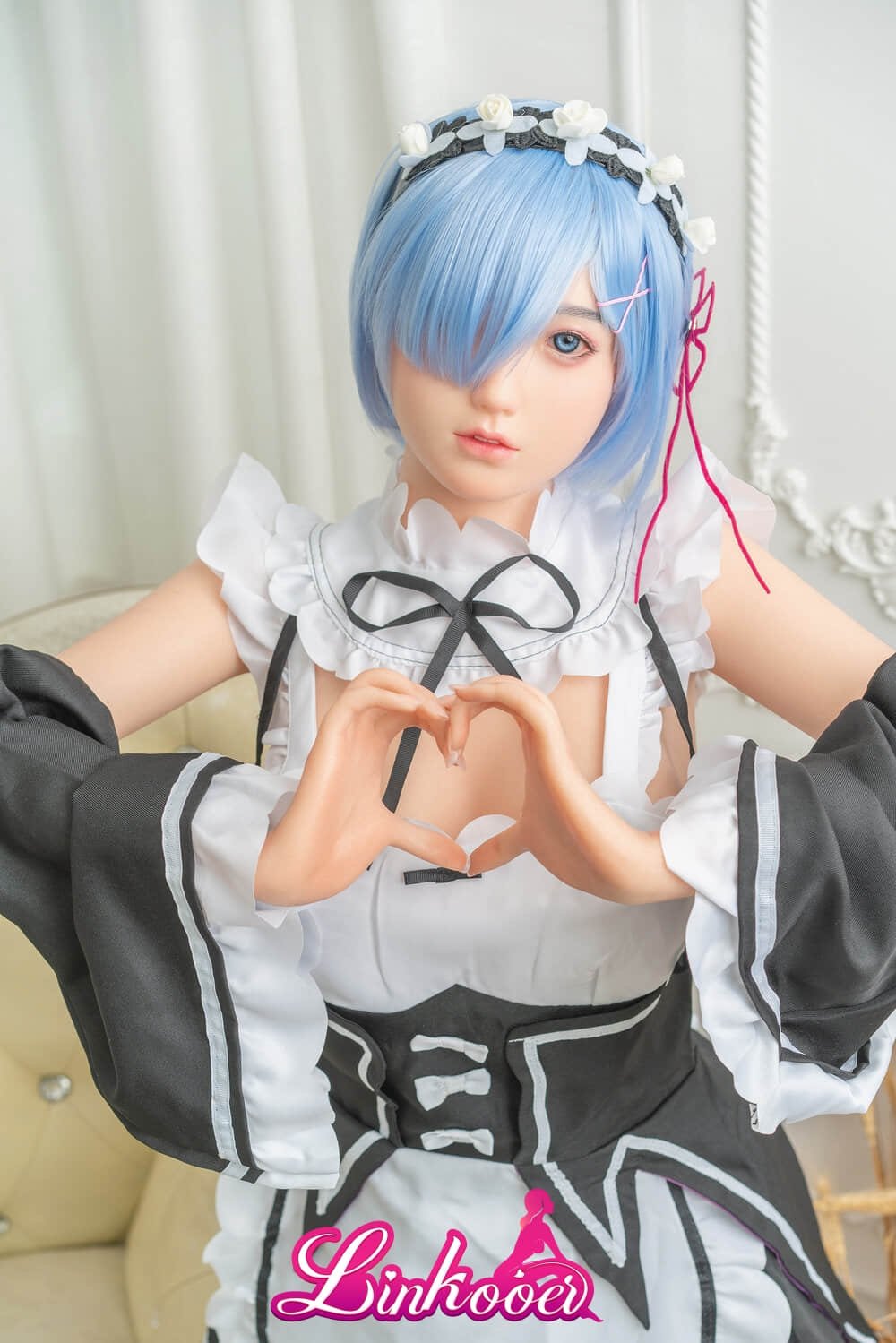 Chrysanthe 155cm Anime Cosplay Silicone Sex Doll+Extra Silicone Head pic