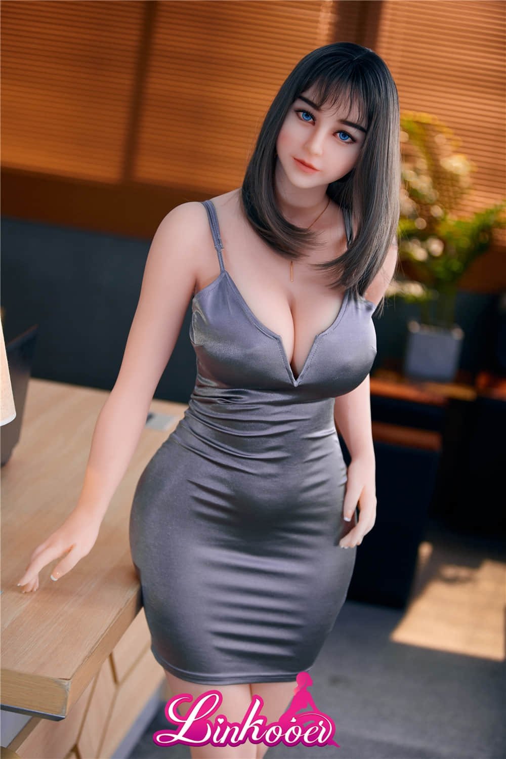 161cm Chubby Asian Secretary Lady Sex Doll F Cup+Free 2nd Head